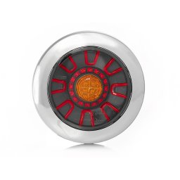 Briod Lights Rund Baklampa, Kromad Ring, By Fristom