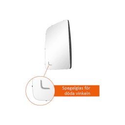 Spegelglas Huvudspegel Vänster Volvo Fh/fm Blind Spot Modul
