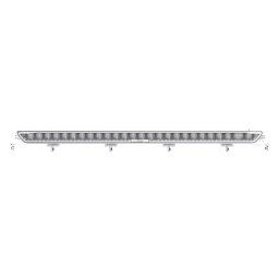 Ozz Xb1 P40" Ledramp Med Pos.ljus Och Dynamisk Reflektor Vit