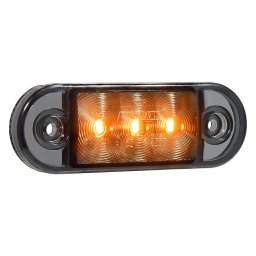 Positionsljus Rökfärgat Glas Orange 2,5 M Kabel