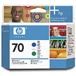HP 70 blue & green printhead printhead