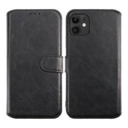 RV iPhone 11 Läderfodral TPU med Avtagbart skal - Svart