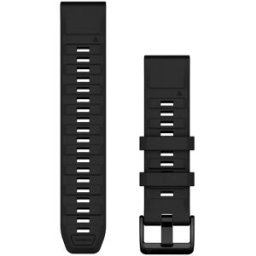 Garmin Quickfit 22 mm silikonarmband svart 010-13392-02
