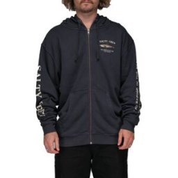 Salty Crew Men's Bruce Vintage Zip Fleece Pigment Black S