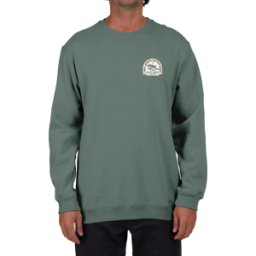 Salty Crew Men's Chaser Vintage Crew Fleece Pigment Moss S