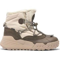 Timberland Women's Moriah Range Mid Warm Lined Waterproof Snow Boot Natural Woven 37.5
