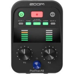 Zoom PodTrak P2, podcast mixer för dubbla USB-mikrofoner