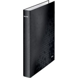 RingpÃ¤rm Leitz WOW A4+ 4DR/25 mm svart 10st