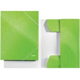 3-klaff snoddmapp Leitz WOW krt A4 grÃ¶n 10st