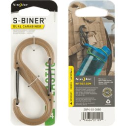 Nite Ize S-Biner Plastic (Storlek: 4 - Coyote)