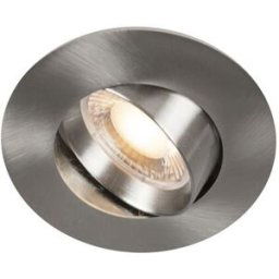 Hide a lite Downlight Comfort Twist Quick ISO, borstat stål
