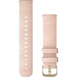 Garmin Vivomove Style ljusrosa Quick release nylonarmband 20mm 010-12924-12