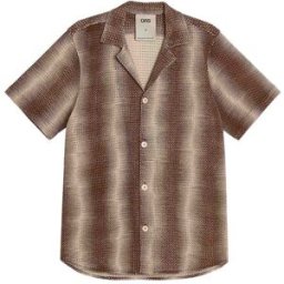 OAS Merlot Echo Cuba Net Shirt Herr, Red, M