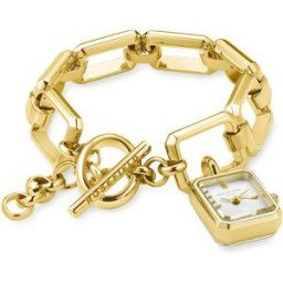 Rosefield The Octagon Charm Chain White Gold SWGSG-O52