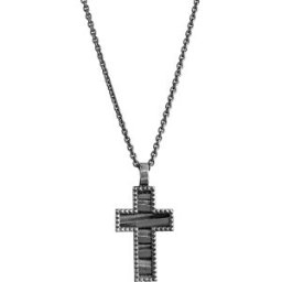 Lempikoru Rock silver korshalsband stor 49 514 00 500