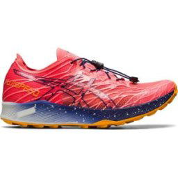 Asics Women's FujiSpeed Papaya/Indigo Blue 37
