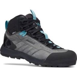 Black Diamond Women's Misson Leather Mid WP Steel Grey/Costal Blue Steel Grey-Costal Blue 38