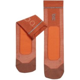 On Men's Merino Ultra Sock Rust - Flame XL