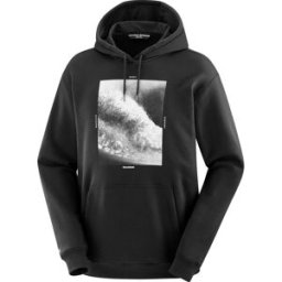 Salomon Men's All That Ridez Hoodie Deep Black XL