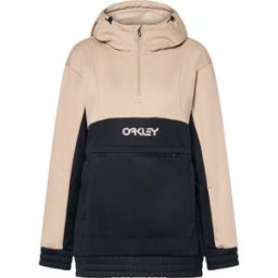 Oakley Women's Tnp Nose Grab Softshell Hoodie Humus/blackout S