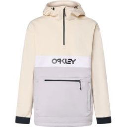 Oakley Men's Tnp Nose Grab Softshell Hoodie Lunar Rock/arctic White M