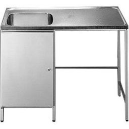 Contura Cab 12 Tvättbänk Vit, Med Plats För Tvättmaskin Vänster, Tvättstuga