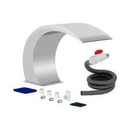 Vattenfall till pool - med fot - 30 cm