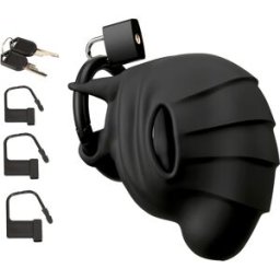 Black Velvets Cock And Ball Cage