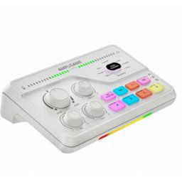 Fifine Ampligame Sc8 Audio Mixer - Vit Ljudmixer