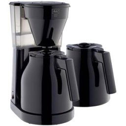 Melitta Easy 2.0 Therm Kaffebryggare Svart, 2 Kannor, Matlagning & Grillar