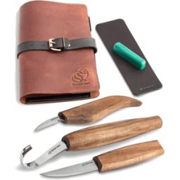 BeaverCraft Tools BeaverCraft S13X Täljkit med Läderfodral