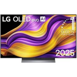 LG OLED48G56LS evo AI G5 4K med bordsstativ Svart