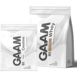 Gaam Whey 900 G & Gaam Creatine Monohydrat 500 G