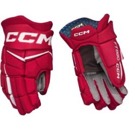 CCM Jetspeed FT880 Gloves Senior, 13", Red/White