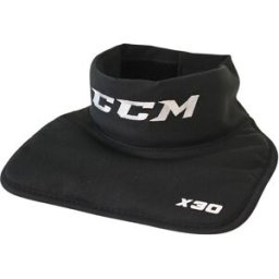 CCM Neck Guard X30 Senior, Black, One Size