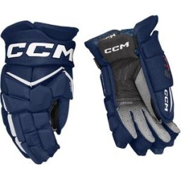 CCM Jetspeed FT8 Gloves Senior, Navy/White, 15