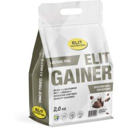 Elit Nutrition Gainer - Lactose Free 2 Kg Chocolate Brownie
