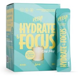 Heey! Hydrate & Focus Electrolytes + Lions Mane 30 X Stick Pack Le