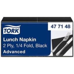 Servett TORK Lunch 2-lags svart 200/fp