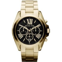 Michael Kors MK5739 Bradshaw Black Dial Gold-Tone