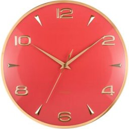 Karlsson väggklocka Sienna Glow red ochre KA6017RD