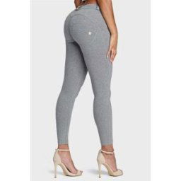 FREDDY 7/8 Regular Waist Grey Melange L