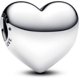 Pandora Moments Engravable large heart sterling silver berlock 793440C00