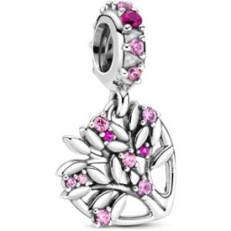Pandora People charm Pink Heart Family Tree 799153C01