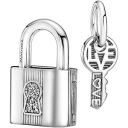 Pandora berlock dangle Padlock & Key 790088C01