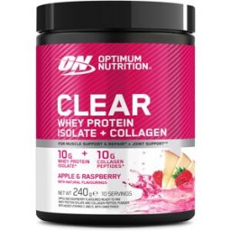 Optimum Nutrition Clear Whey + Collagen 240 G Apple & Raspberry