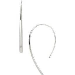Fossil örhängen Bevel Hoop JF01702040