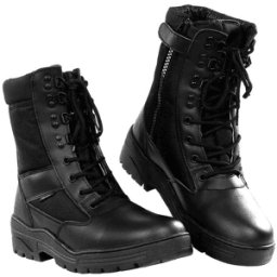 101 INC Fostex Sniper Boots Side Zip (Färg: Svart, Storlek: 42)