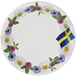 Fujitsu Siemens Tallrik blommor 23cm FSC 8/fp