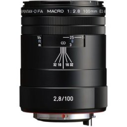 Pentax HD D FA 100mm f/2,8 Macro ED AW - Svart (fullformat)